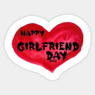 Happy girlfriend Day , girlfriend holiday , girlfriend Sticker